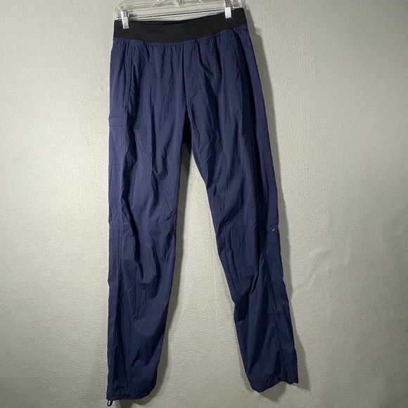 Lululemon Athletic Dance Studio Pants Blue Packets Womans Medium 31" Inseam - Picture 1 of 10